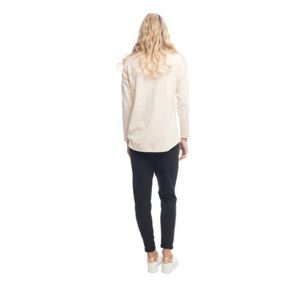 sequins knit top | olive
