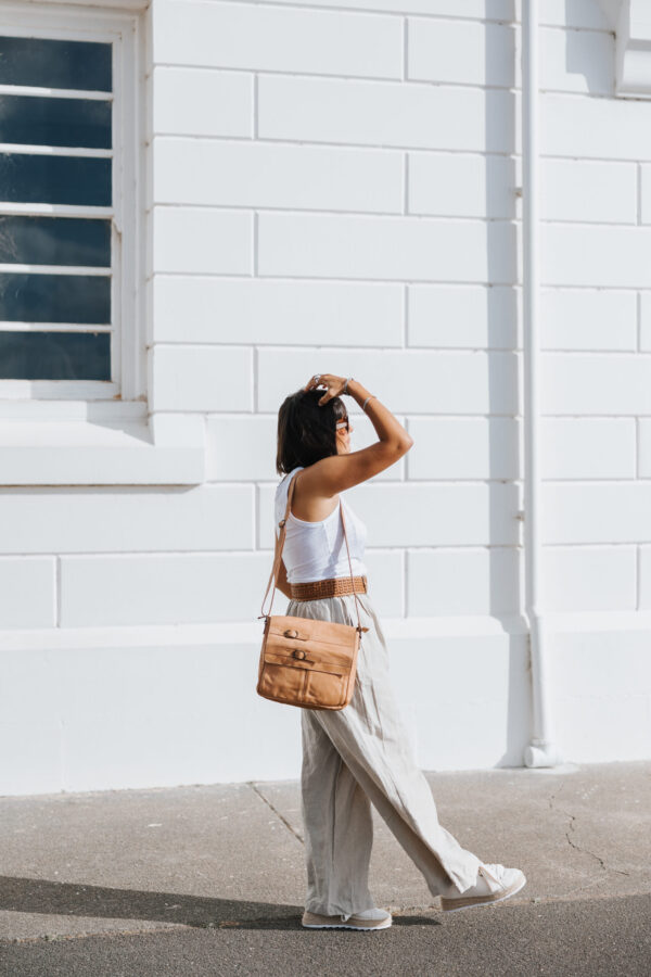 addison leather handbag