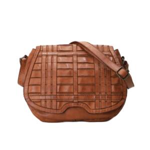 lillian leather handbag | cognac