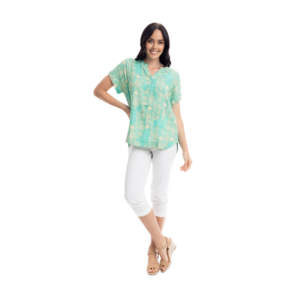 hanalei cuff sleeve top