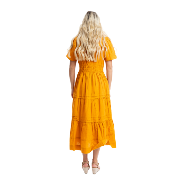 poplin maxi dress | kumquat