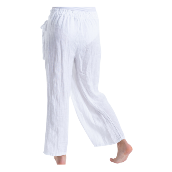 linen wrap pants