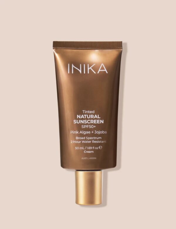inika | organic tinted natural sunscreen spf50 +