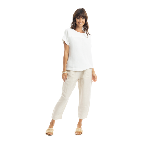 linen pant | sand