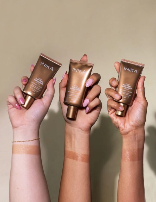 inika | organic tinted natural sunscreen spf50 +