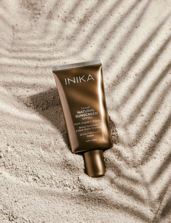 inika | organic tinted natural sunscreen spf50 +