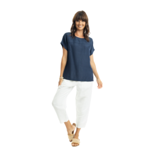 linen pants | pure white