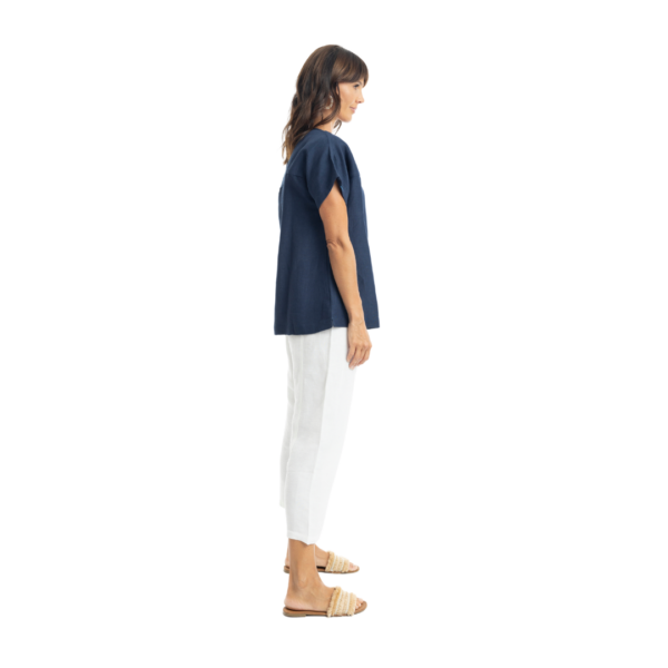 linen pants | pure white