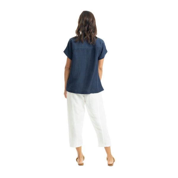 linen pants | pure white