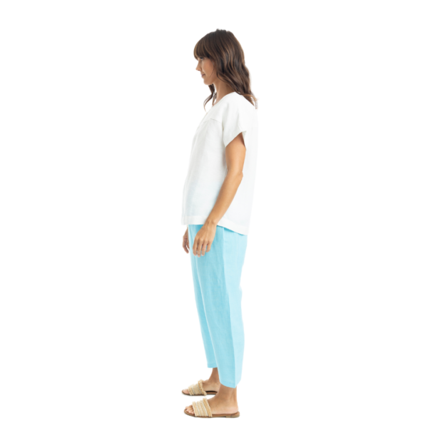 linen pants | sky