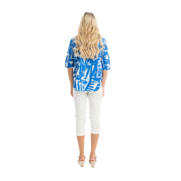 cannes shirt | blue & white