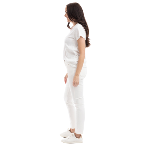 denim jeans | straight leg (white)