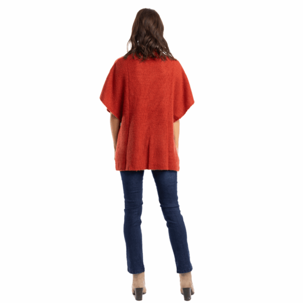 serenity alpaca knit | rust