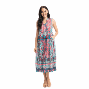 sleeveless dress | varosha grey