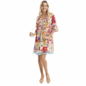 maitra tassel dress