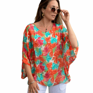 silk top | roses